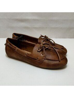 Time and Tru Boat Shoes Slip-On Loafer Moccasin Size US 8 Comfortable Casual NWT